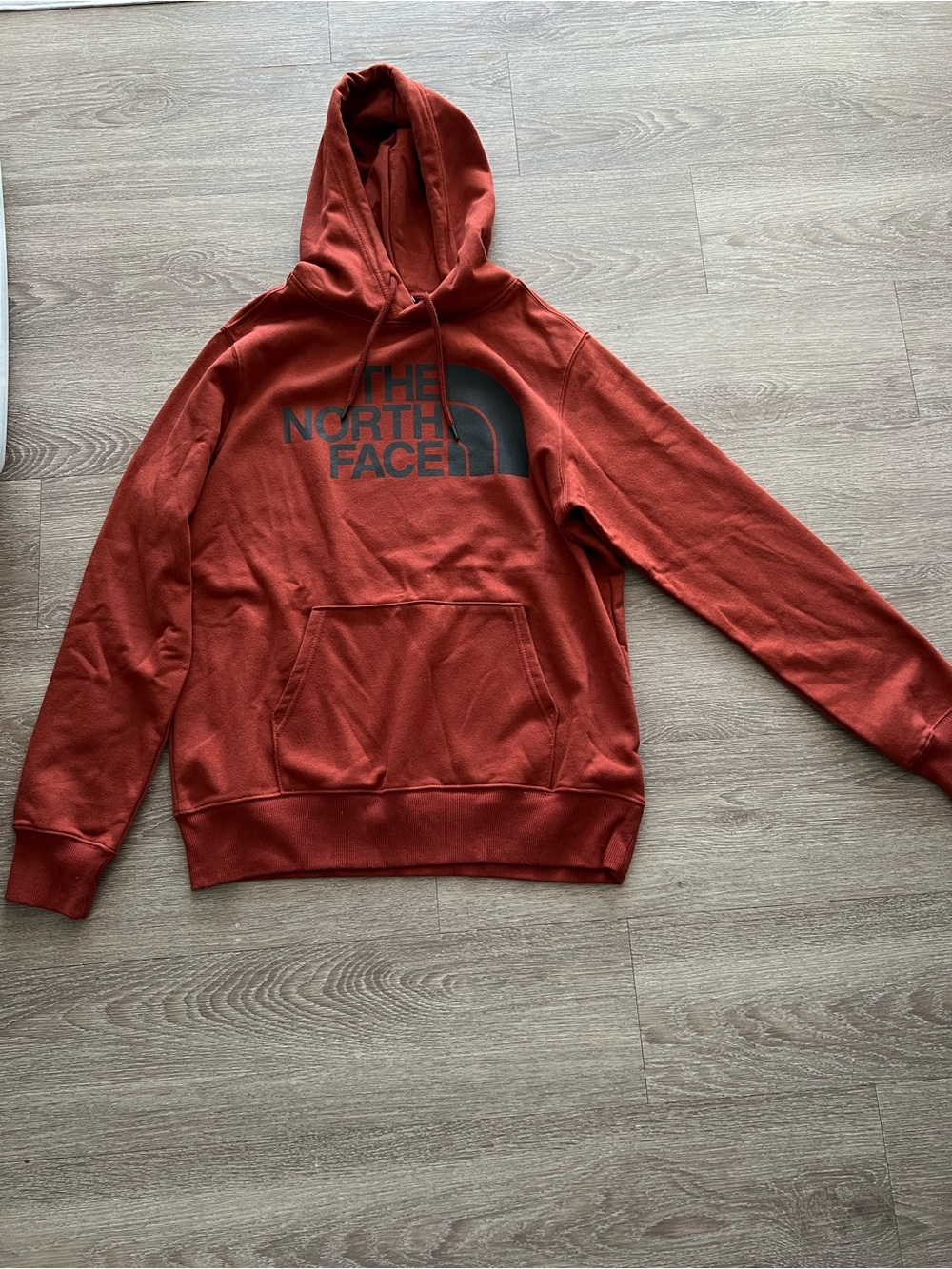 The North Face Men's Rust Orange Hoodie